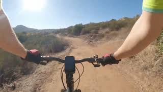 Mountain biking Gunstage Trail clockwise, San...