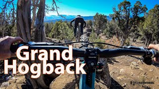Riding Grand Hogback in Rifle, Colorado with...