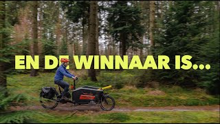 We gaven een Cube Cargobike weg aan een Trailcrew!
