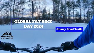 GLOBAL FAT BIKE DAY 2024 Dusk Ride at Quarry...