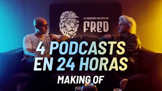 Así es mover el estudio de Podcast y hacer 4...