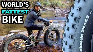 I Tested the FATTEST Mountain Bike On The...