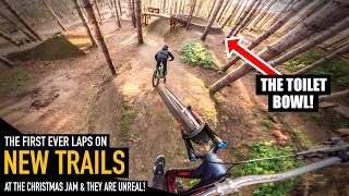 FIRST EVER LAPS ON THESE PERFECT NEW TRAILS AT...