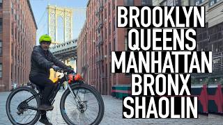 Biking ALL of New York City's Five Boroughs in...