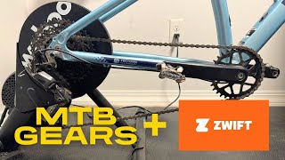 How To Solve Your MTB Gearing Problem In Zwift...