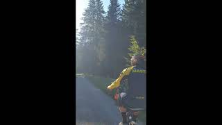 Showing Wyn one of the best trails in Bavaria...