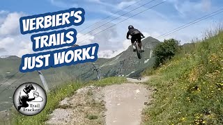 Sending some of the bigger features in Verbier...