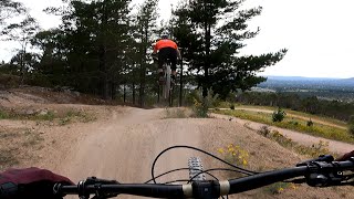Stromlo mountain biking (full Trebuchet trail...