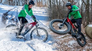 Pedal Assist Ebike in the Snow - Vanpowers...