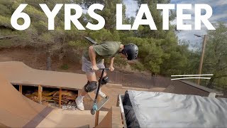 Backyard skatepark airbag