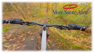 Dernière ride de l'année dans les feuilles...