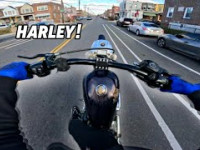 COMBOS ON MY HARLEY SPORTSTER THROUGH PHILLY!