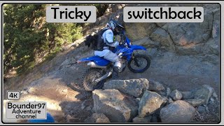 entiat: Tricky switchback on Entiat Alder...