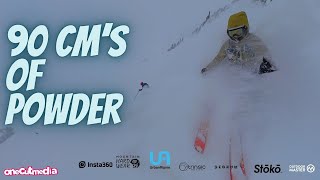 90 centimetres of powder at Whistler