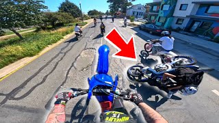 YZ450F WHEELIES GONE WRONG IN THE BAY!
