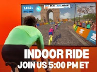 Fun indoor ride on Zwift