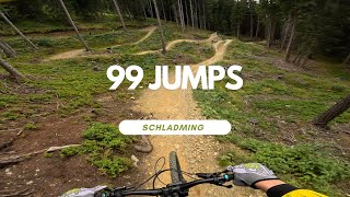 99 Jumps Bikepark Schladming Austria full run...