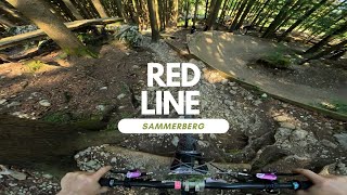 Red Line Bikepark Sammerberg Full Run POV RAW