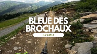 Bleue des Brochaux Level Blue Bikepark Avoriaz...