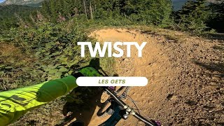 Twisty Flow Line Blue Bikepark Les Gets France...