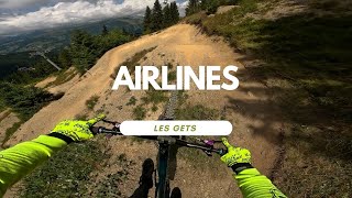 Airlines massive Jumpline Bikepark Les Gets...