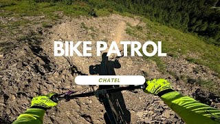 Bike Patrol Black Line Bike Park Chatel Portes...