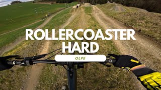 Rollercoaster Hard Line Bikepark Olpe full run...