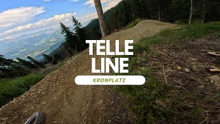Telle Line Bikepark Kronplatz Italy full run...