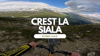 Crest la Siala hardest trail in Bikepark Flims...