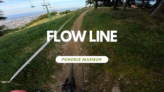 Flow Line with big Jumps Bikepark Pohorje...
