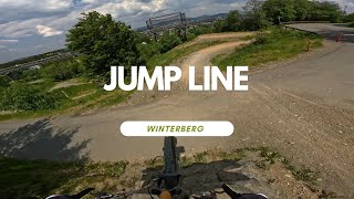 Jump Line Bikepark Winterberg full run POV RAW