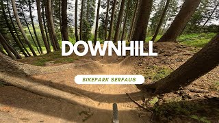 Downhill Line Bikepark Serfaus full run POV RAW