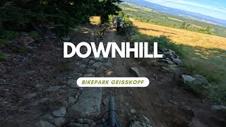 Downhill Strecke freundlich bedankt Bikepark...