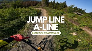 Jump Line A-Line Rot Bikepark Hahnenklee POV...