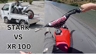 PIT BIKE VS STARK VARG FIRST RIDE
