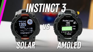 Garmin Instinct 3 AMOLED vs Solar In-Depth...