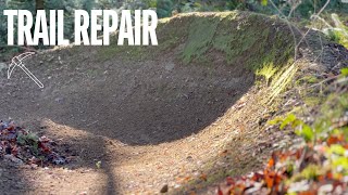 Recovering My Backyard MTB Trails From a Big Storm