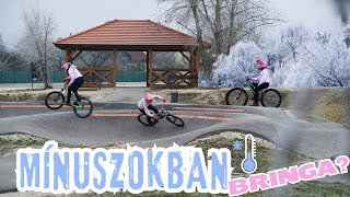 Fagyos bringázás mínuszokban és menő...