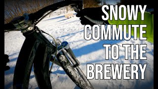 Snow Commute To Solace Outpost Brewery