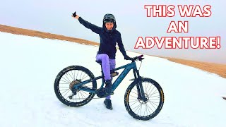 Expect the Unexpected | Winter MTB on a...