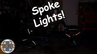 Installing Bike Spoke Lights!
