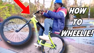 Teaching @THURLDES how to wheelie on a OW BOMMA!