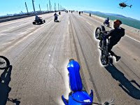 INSANE YZ450F WHEELIE BATTLE! *THE BAY TO SAN...