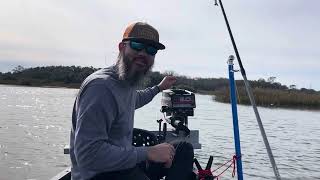 Canoe with 3 hp Outboard - Gamefisher 3.0 on...