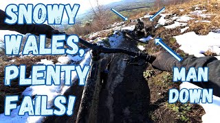 Epic Fails, Snowy trails in North Wales