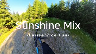 Sunshine Mix over and down