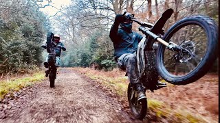 SURRON SUNDAY - POV EXPLORING A FROZEN FORSET!...