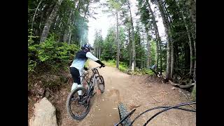 Todd + EZ Does It - Upper  Whistler Mountain...