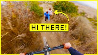 Las Ramblas. Steep and Flowy MTB Trails. Santa...