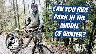 Dyfi Bike Park in the wet